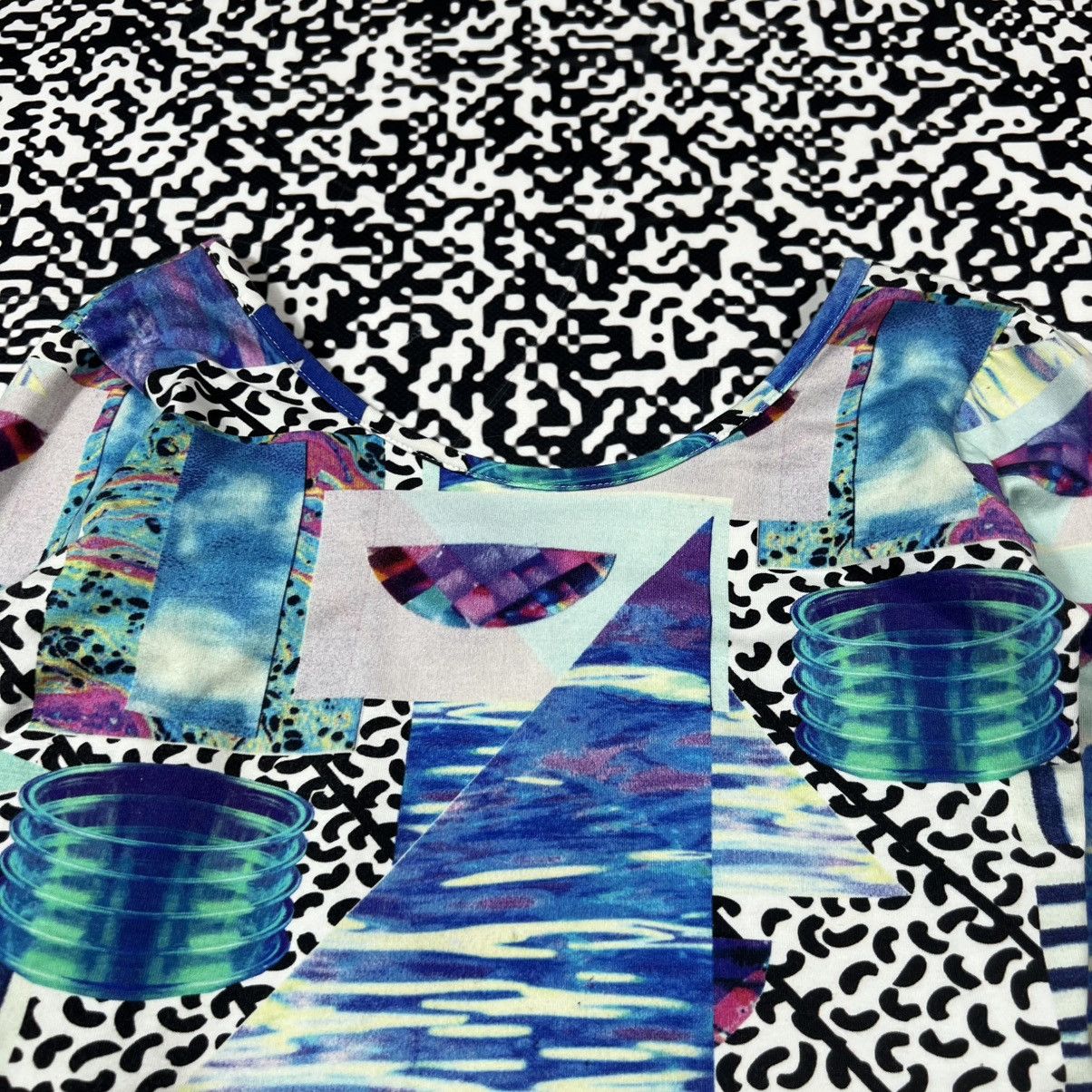 Japanese Brand Vintage Y2K Illustrated People Abstract 3D Print Longsleeve Size S / US 4 / IT 40 - 5 Thumbnail