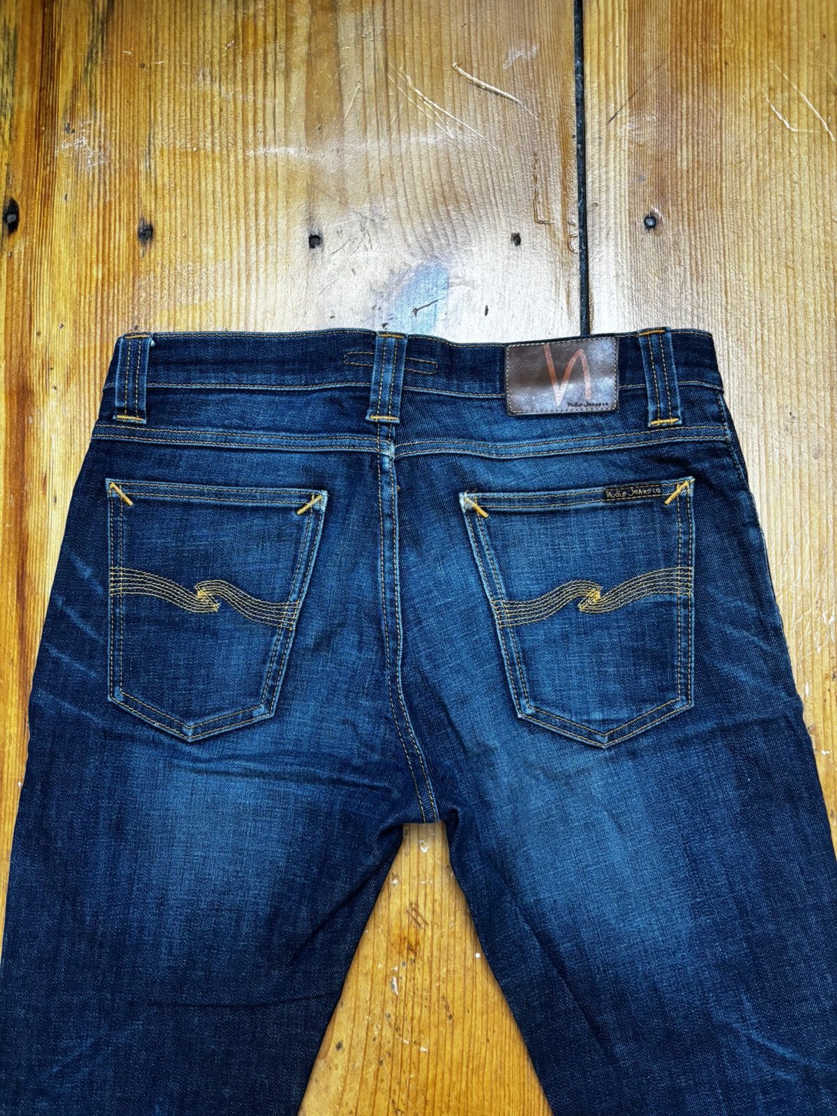 Nudie Jeans Nudie jeans gloom blue tube tom indigo skinny denim Size US 30 / EU 46 - 4 Thumbnail