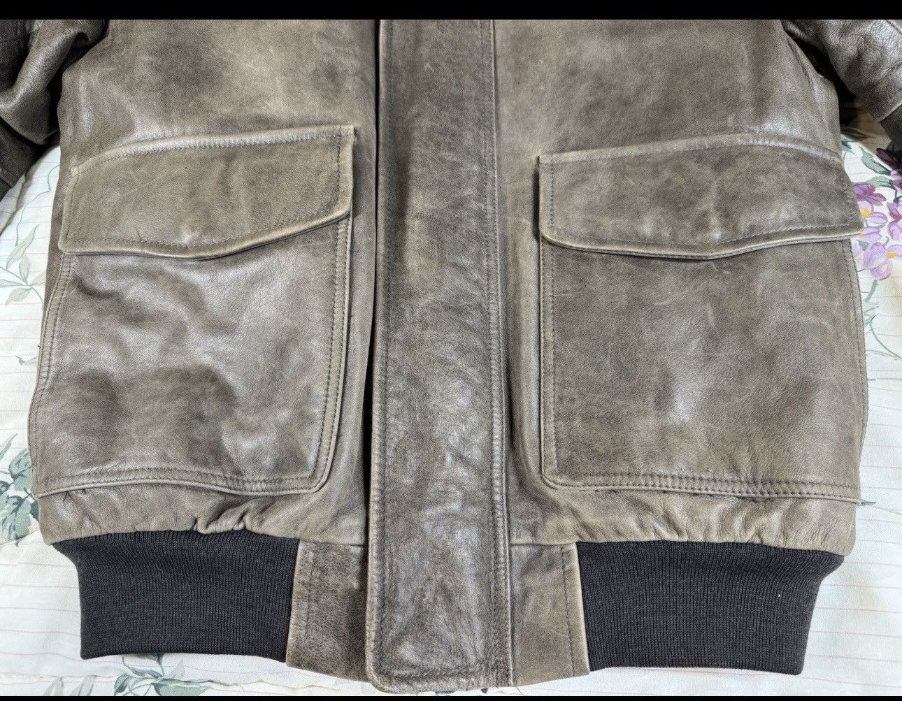 L.L. Bean L.L. Bean Brown Goatskin Leather Shearling Bomber Jacket S Size US S / EU 44-46 / 1 - 21 Thumbnail