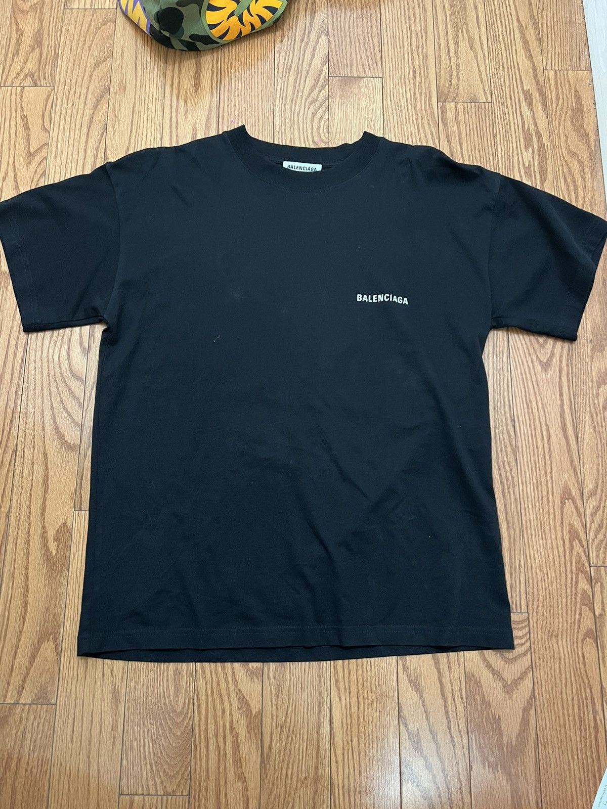 Balenciaga Balenciaga Black White Logo Tee Size US XS / EU 42 / 0 - 1 Thumbnail