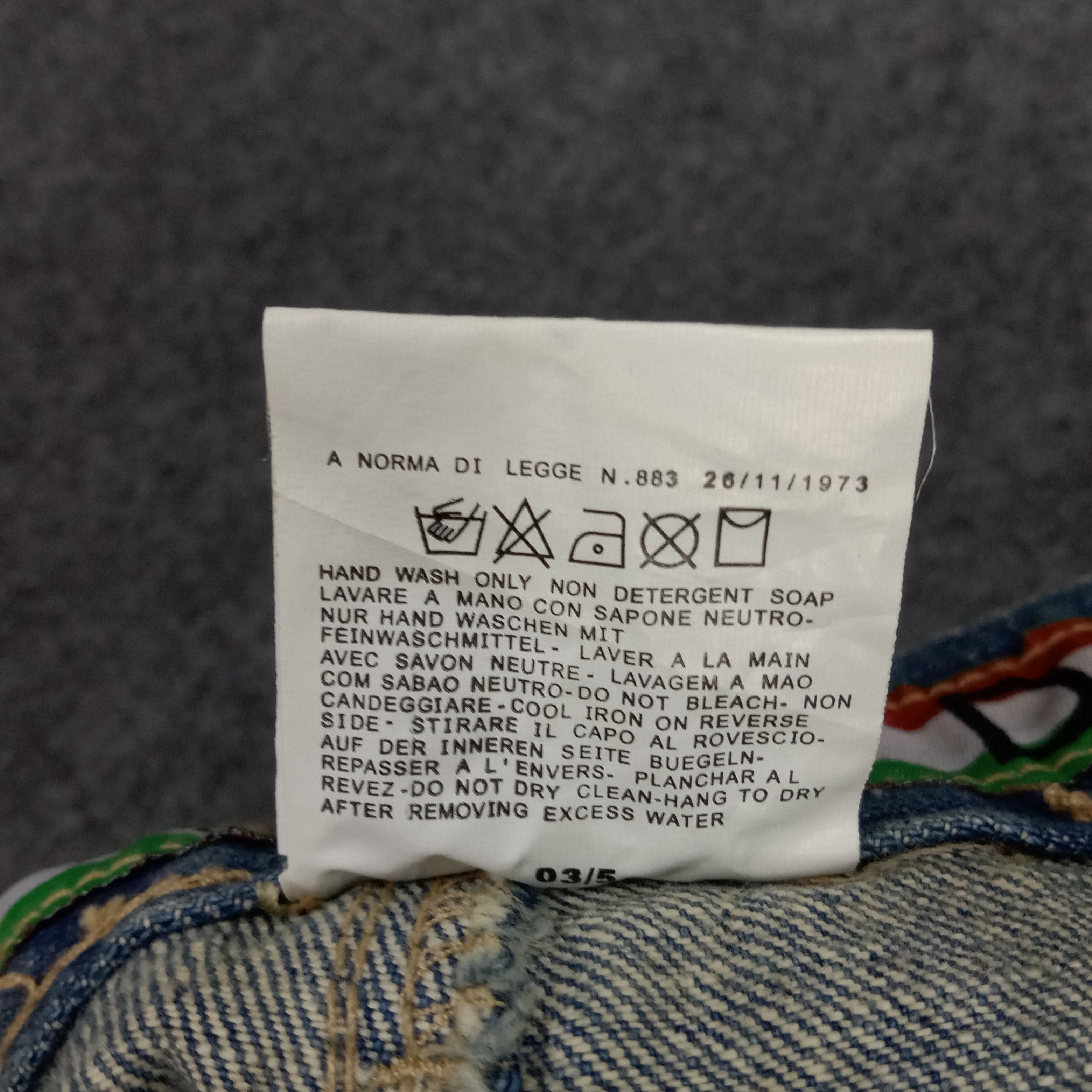 Dolce & Gabbana Dolce & Gabbana Italian Brand Distressed Denim Jeans Size US 34 / EU 50 - 16 Thumbnail