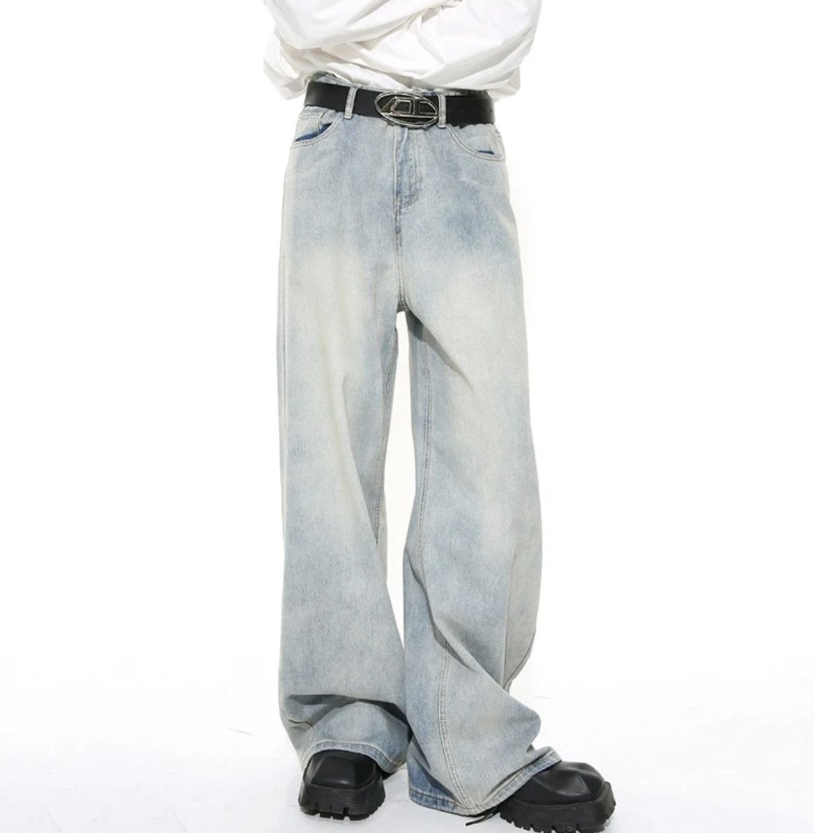 Jean Washed Male Jeans Koreans Fashion Size US 29 - 1 Thumbnail