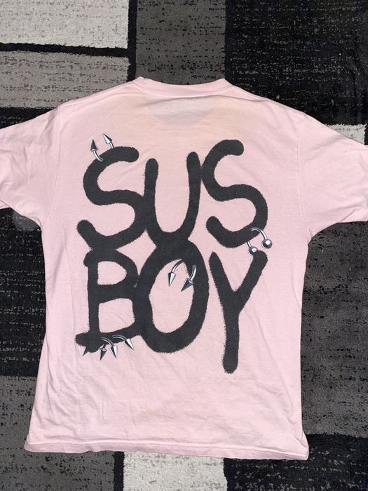 Streetwear Sus Boy Jason mask pink t shirt Grailed