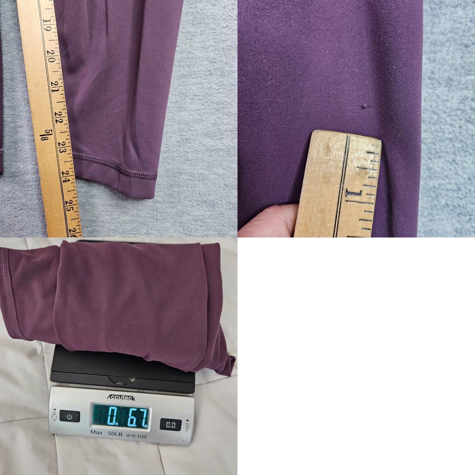 Lululemon Lululemon Wunder Train High Rise Tight with Pockets Java Size 6 Purple Leggings Size 28" / US 6 / IT 42 - 8 Thumbnail