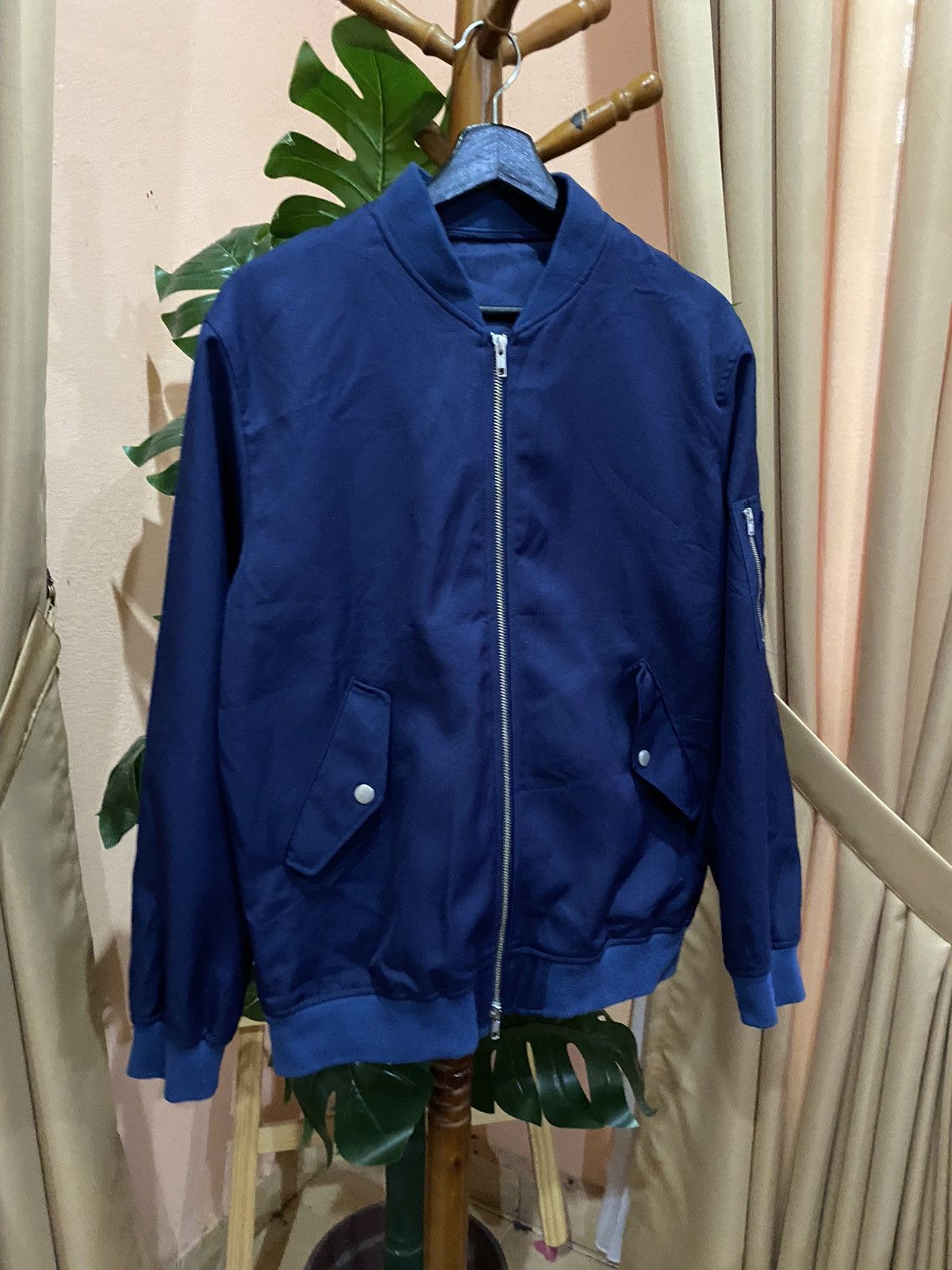 Japanese Brand JUN MEN ARMY BOMBER JACKET Size US L / EU 52-54 / 3 - 3 Thumbnail