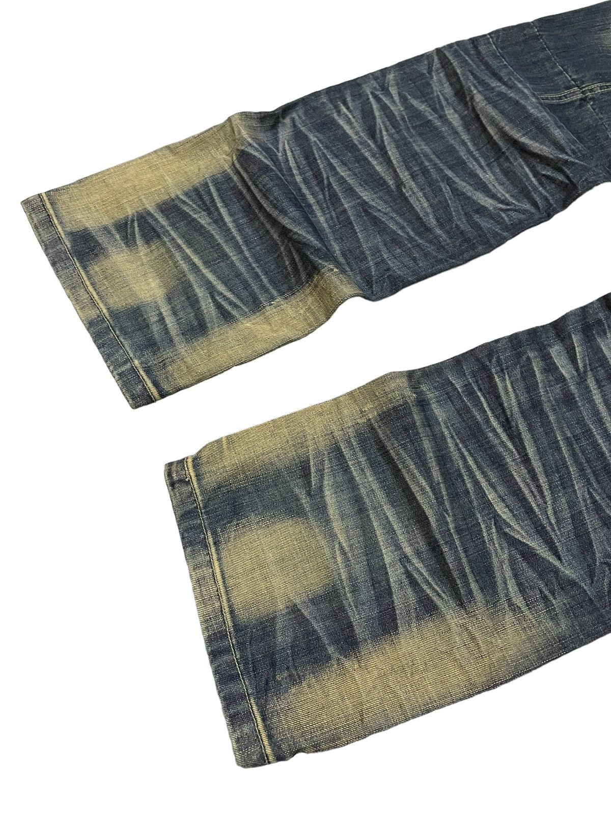 Hysteric Glamour × LOWBOX × PPFM Junya Watanabe Balenciaga Style Mud Rust 3D Whisker Jeans Size US 32 / EU 48 - 13 Thumbnail