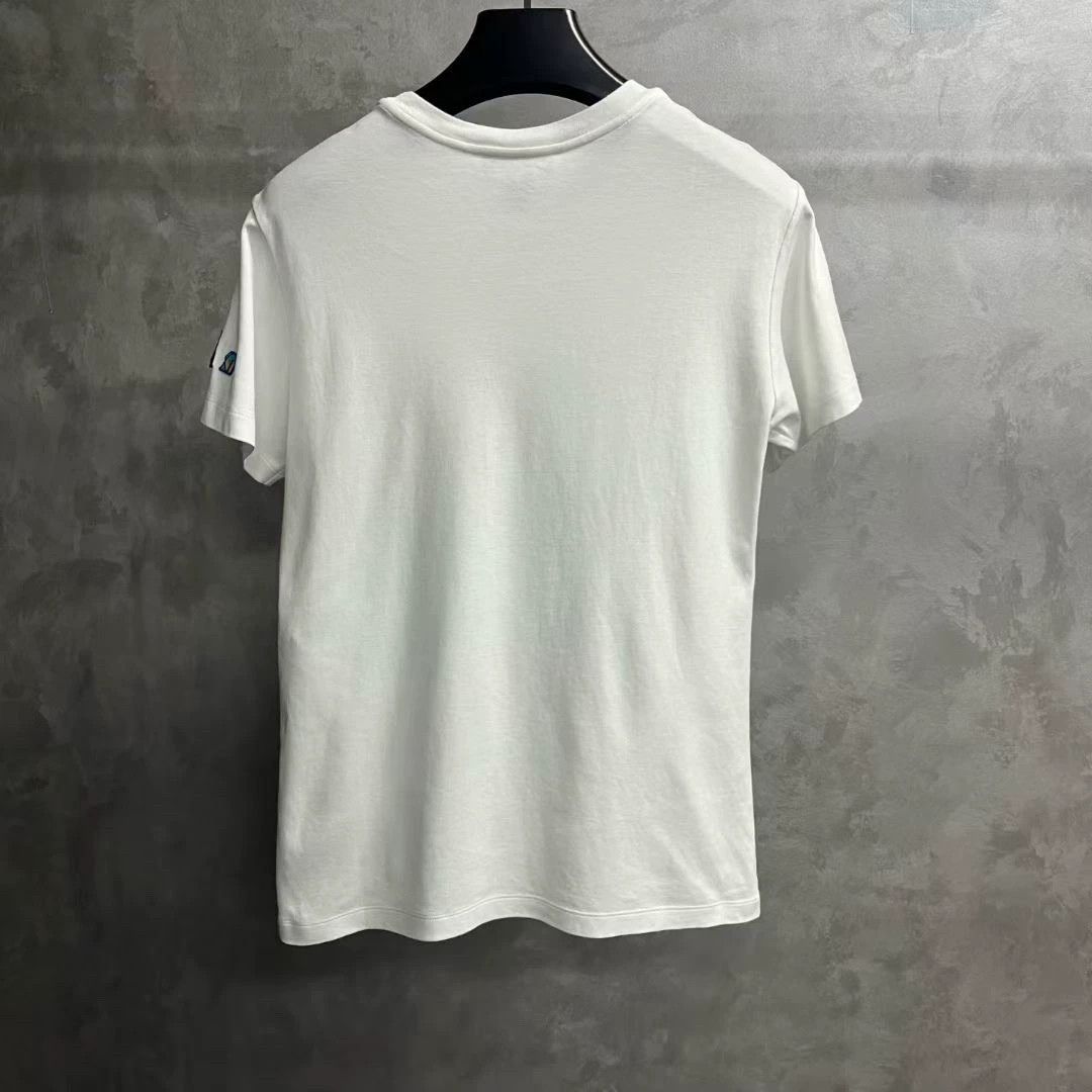 Louis Vuitton louis vuitton white short sleeve t-shirt Size US L / EU 52-54 / 3 - 2 Thumbnail