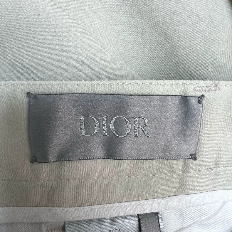 Dior Dior Gray and white straight wide-leg trousers 2505-Nextarr Size US 34 / EU 50 - 7 Thumbnail