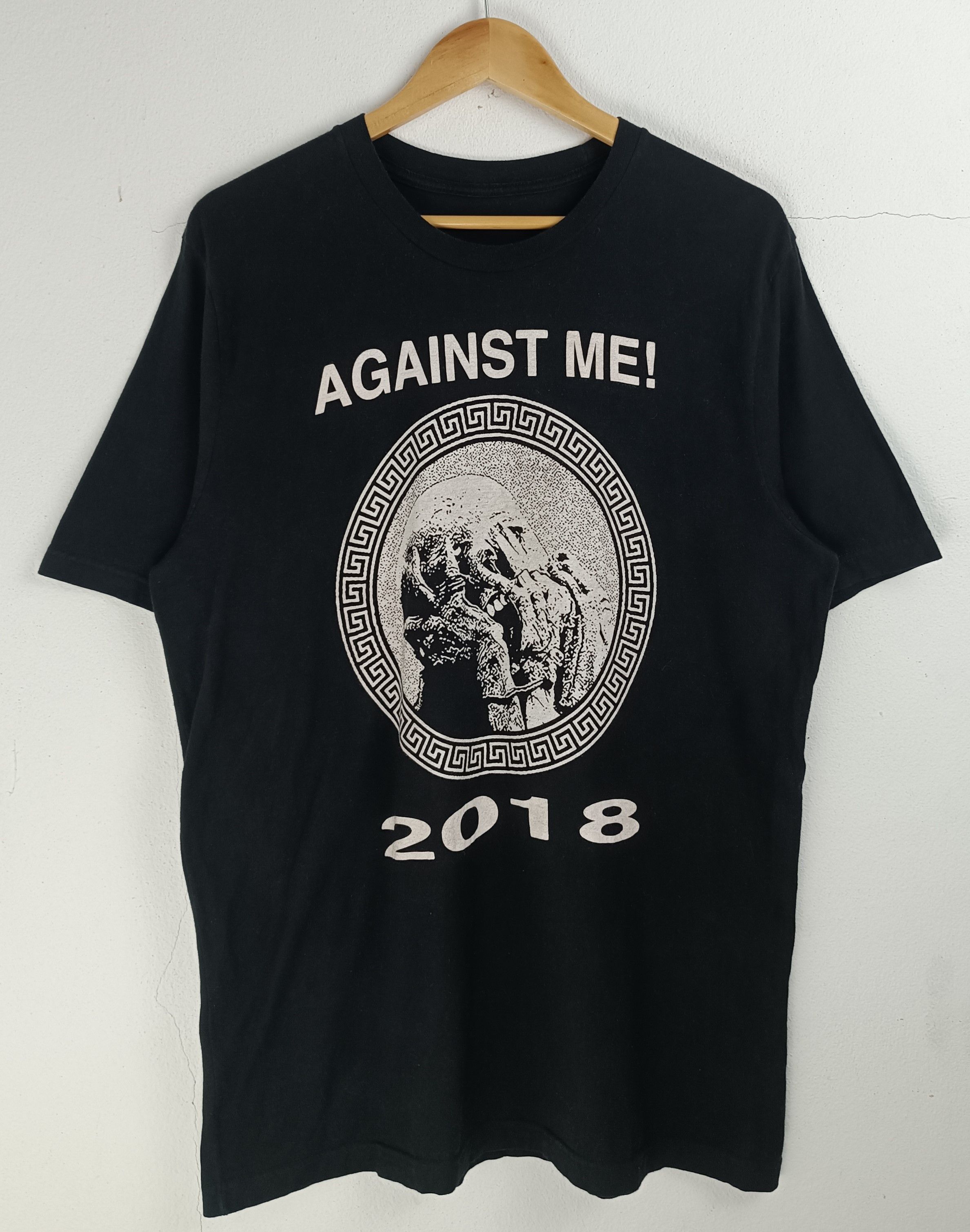 Band Tees VINTAGE 2018 AGAINST ME! PUNK TEE mxpx offspring nofx Size US L / EU 52-54 / 3 - 3 Thumbnail