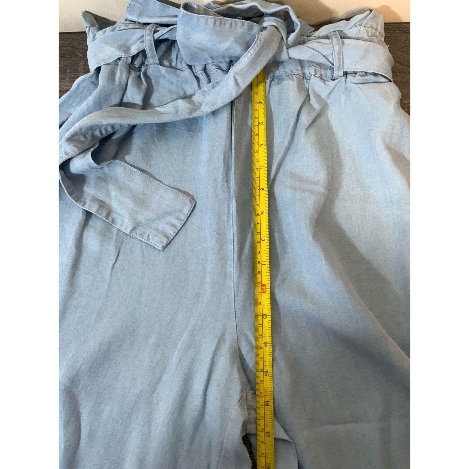 Forever 21 Forever21 Contemporary High Rise Wide Leg W/ Tie Belt Pants Size 34" / US 12 / IT 48 - 7 Thumbnail