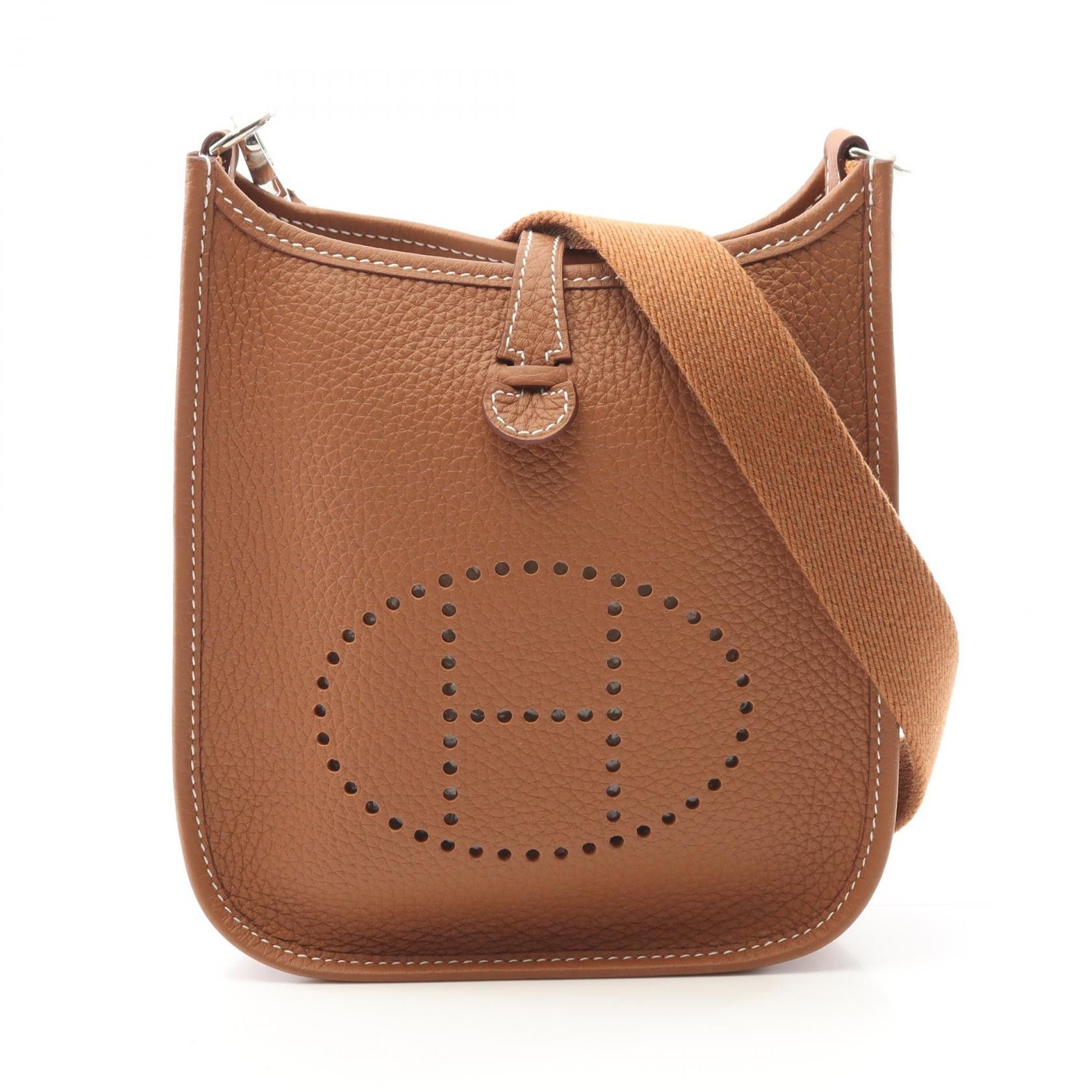 Hermes Hermes Hermes Evelyne TPM Taurillon Clemence Shoulder Bag Leather Shoulder Bag Stamp W (2024) Size ONE SIZE - 1 Thumbnail