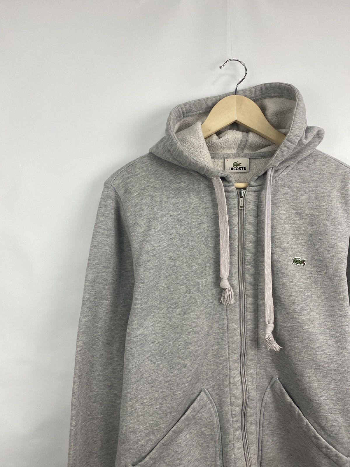 Lacoste 🇺🇸 Vintage Y2K Lacoste Classic Zip Hoodie Rare Retro Hype Size US M / EU 48-50 / 2 - 2 Thumbnail