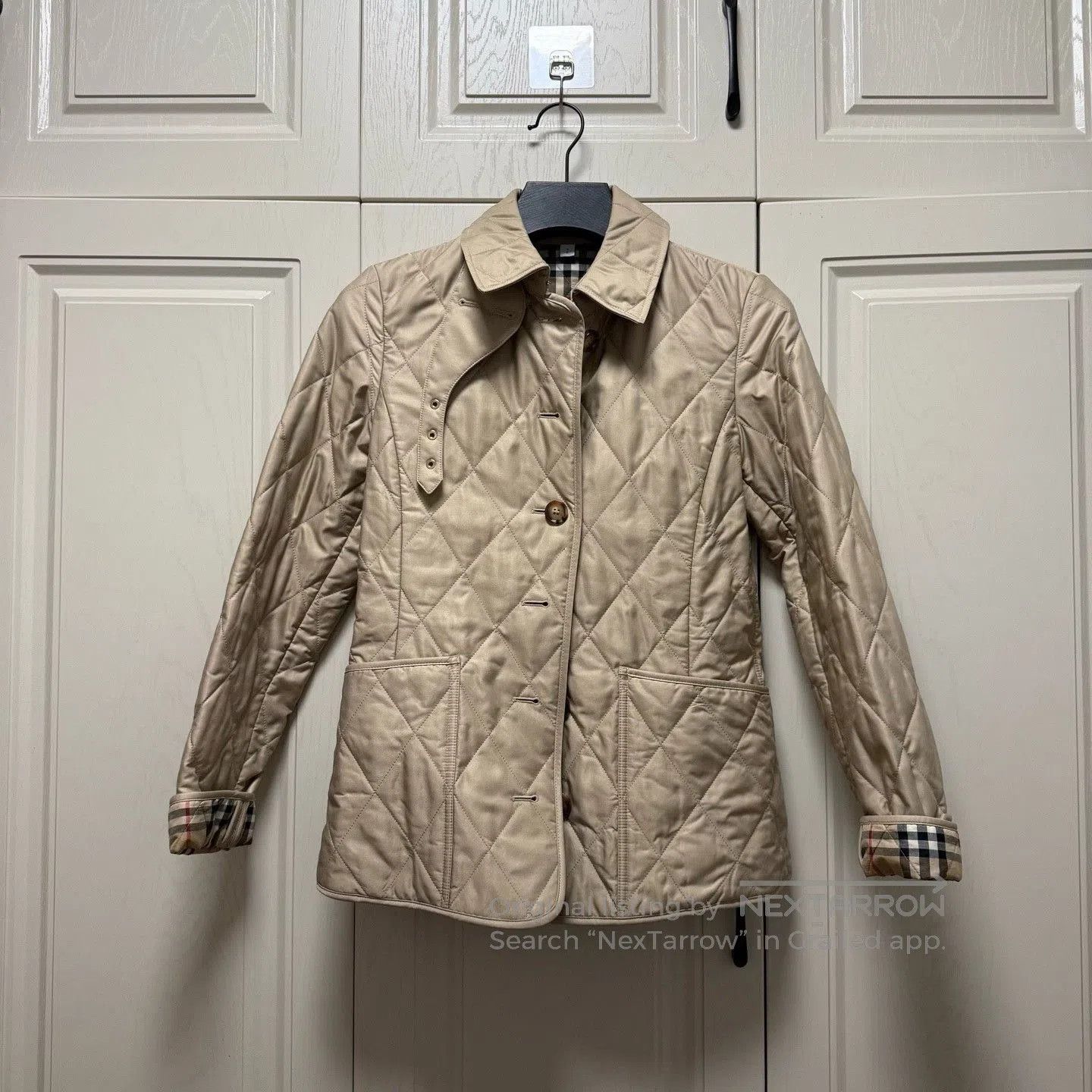 Burberry Burberry Diamond Quilted Cotton Coat. Size S / US 4 / IT 40 - 1 Thumbnail