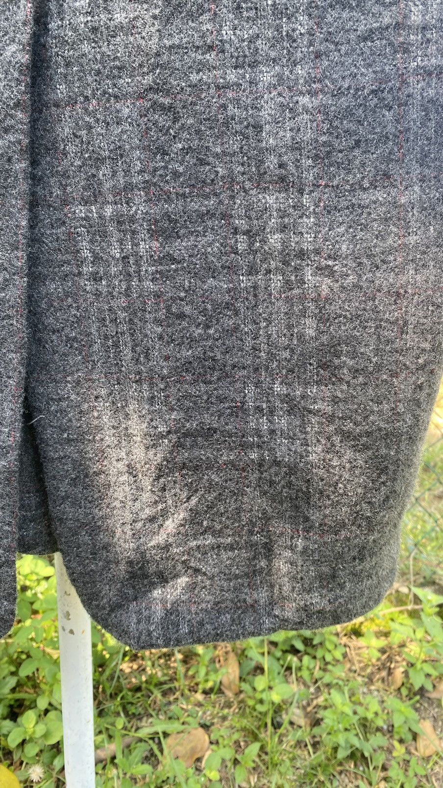 Frapbois Issey Miyake Frapbois Plaid Long Coat Size ONE SIZE - 5 Thumbnail