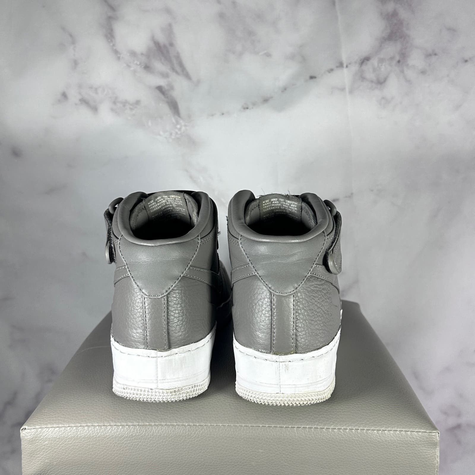 Nike NikeLab Air Force 1 Mid Light Charcoal Size US 8.5 / IT 38.5 - 3 Thumbnail