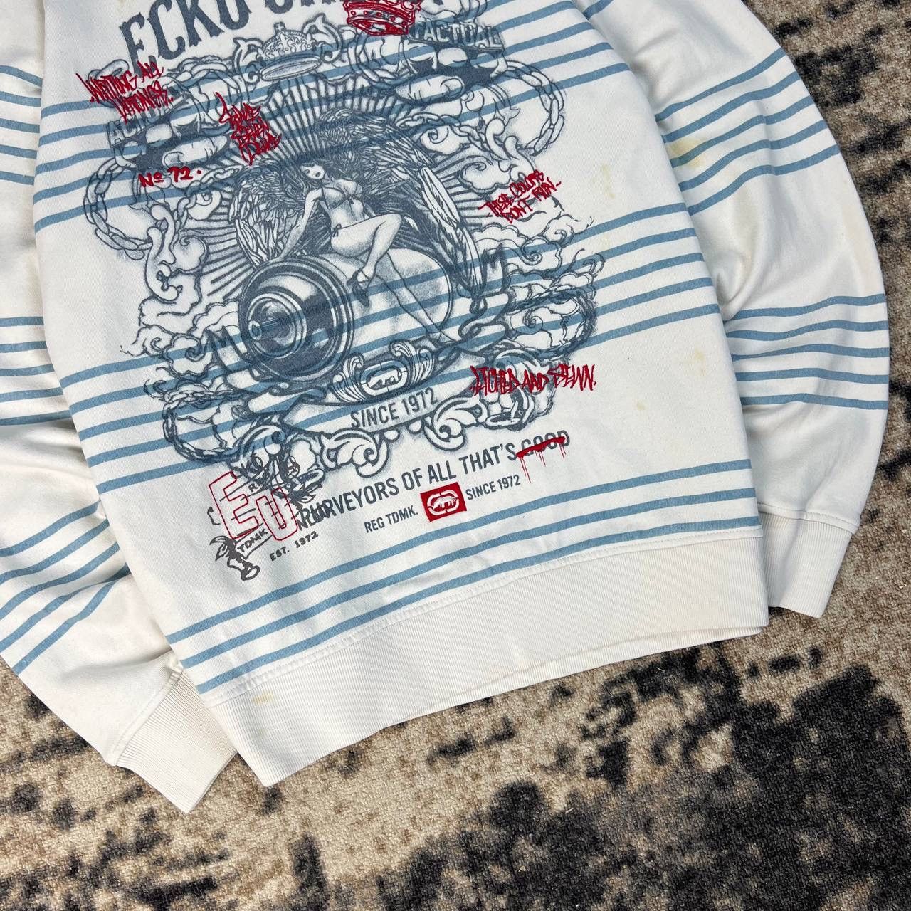 Ecko Unltd. Ecko Unltd Vintage Y2K Rare Big Logo Sweatshirt Size US L / EU 52-54 / 3 - 3 Thumbnail