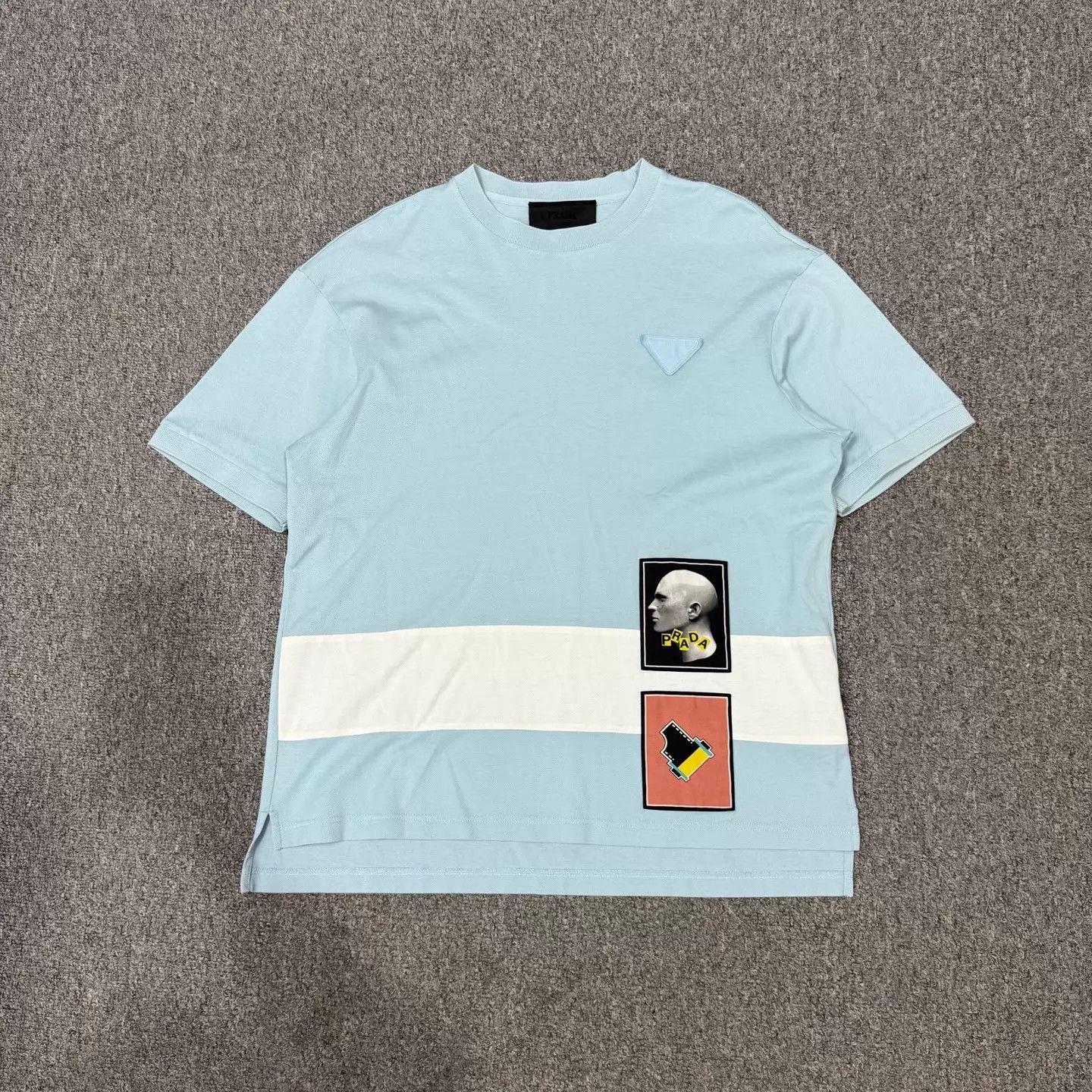 Prada Prada SS Patch Triangle Logo Short Sleeve M 99new Size US M / EU 48-50 / 2 - 1 Thumbnail