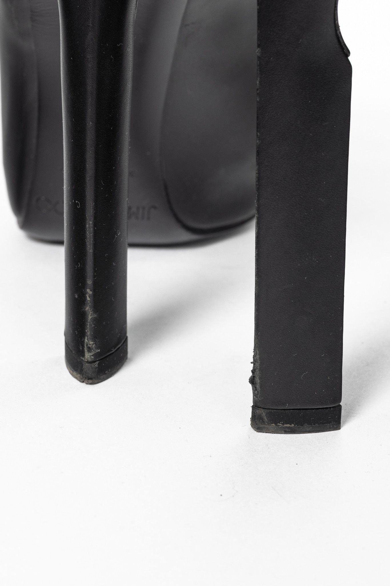 Jimmy Choo Jimmy Choo Diad Black Suede & Nappa Leather Ankle Boots Size US 9 / IT 39 - 9 Thumbnail