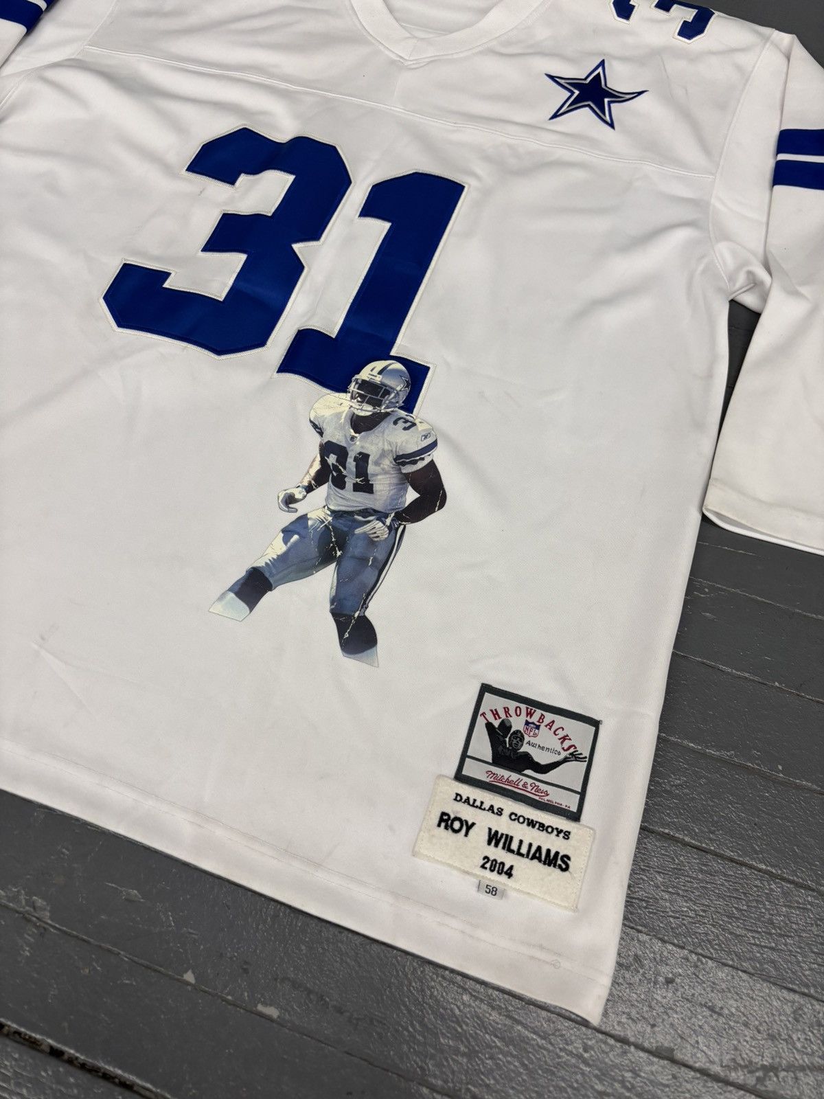 Mitchell & Ness × NFL × Vintage Vintage Mitchell&Ness Cowboys Roy Williams Authentic Jersey Size US XXL / EU 58 / 5 - 4 Thumbnail