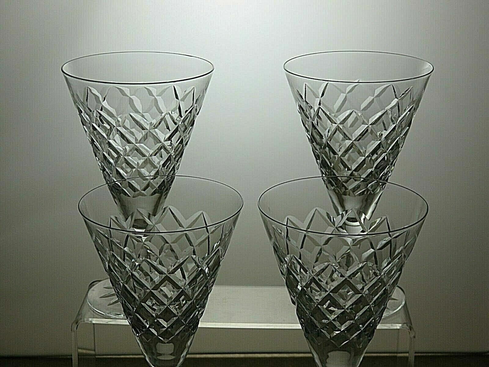Other Edinburgh Crystal Cut Claret Set of 4 Wine Glasses 6 1/4" Size ONE SIZE - 4 Thumbnail