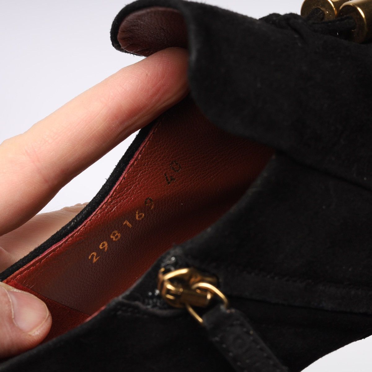 Gucci Gucci Black Suede Mischa Ankle Boots Tassel Size US 10 / IT 40 - 15 Thumbnail
