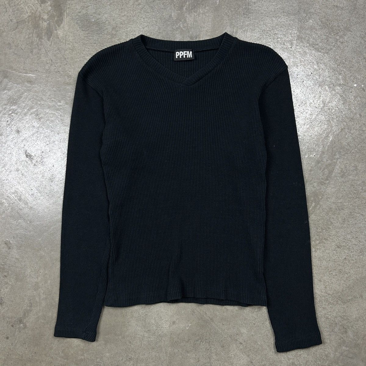 Japanese Brand × PPFM × Vintage PPFM - Longsleeve V-Neck Size US M / EU 48-50 / 2 - 8 Thumbnail