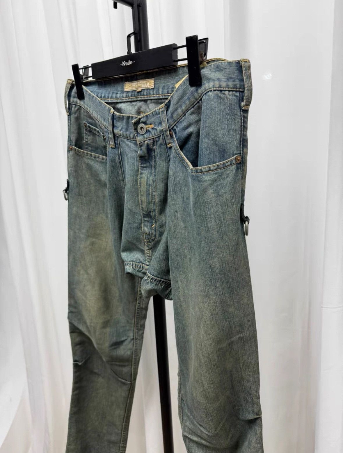 Junya Watanabe Junya Watanabe Washed Harem Jeans Size US 32 / EU 48 - 3 Thumbnail