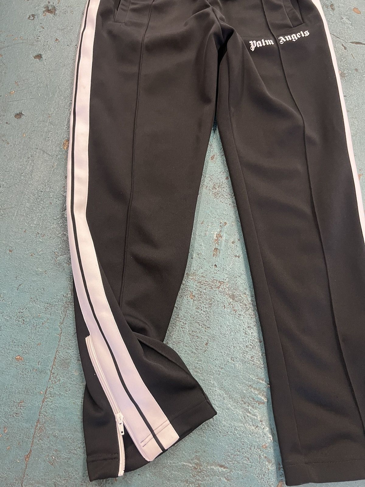 Palm Angels Palm Angels black/white track pants Size US 34 / EU 50 - 2 Thumbnail