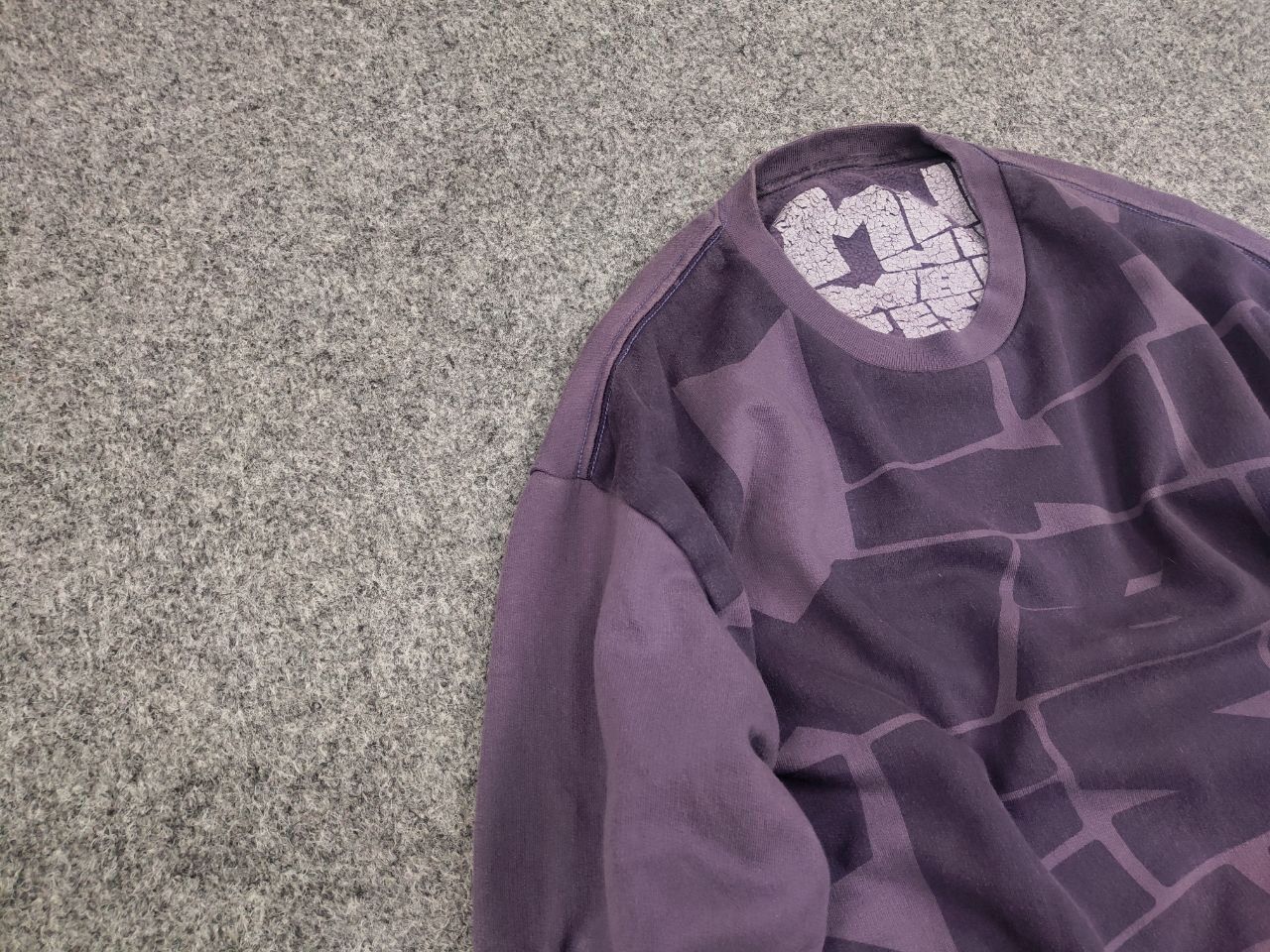 Maharishi Vintage Maharishi Mhi Not War art Logo Purple Sweatshirt Size US XL / EU 56 / 4 - 7 Thumbnail