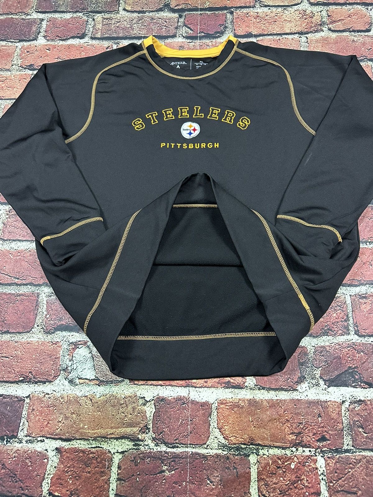 Antigua × NFL Pittsburgh Steelers NFL Antigua Crewneck Sweatshirt Pullover Size US XL / EU 56 / 4 - 6 Thumbnail