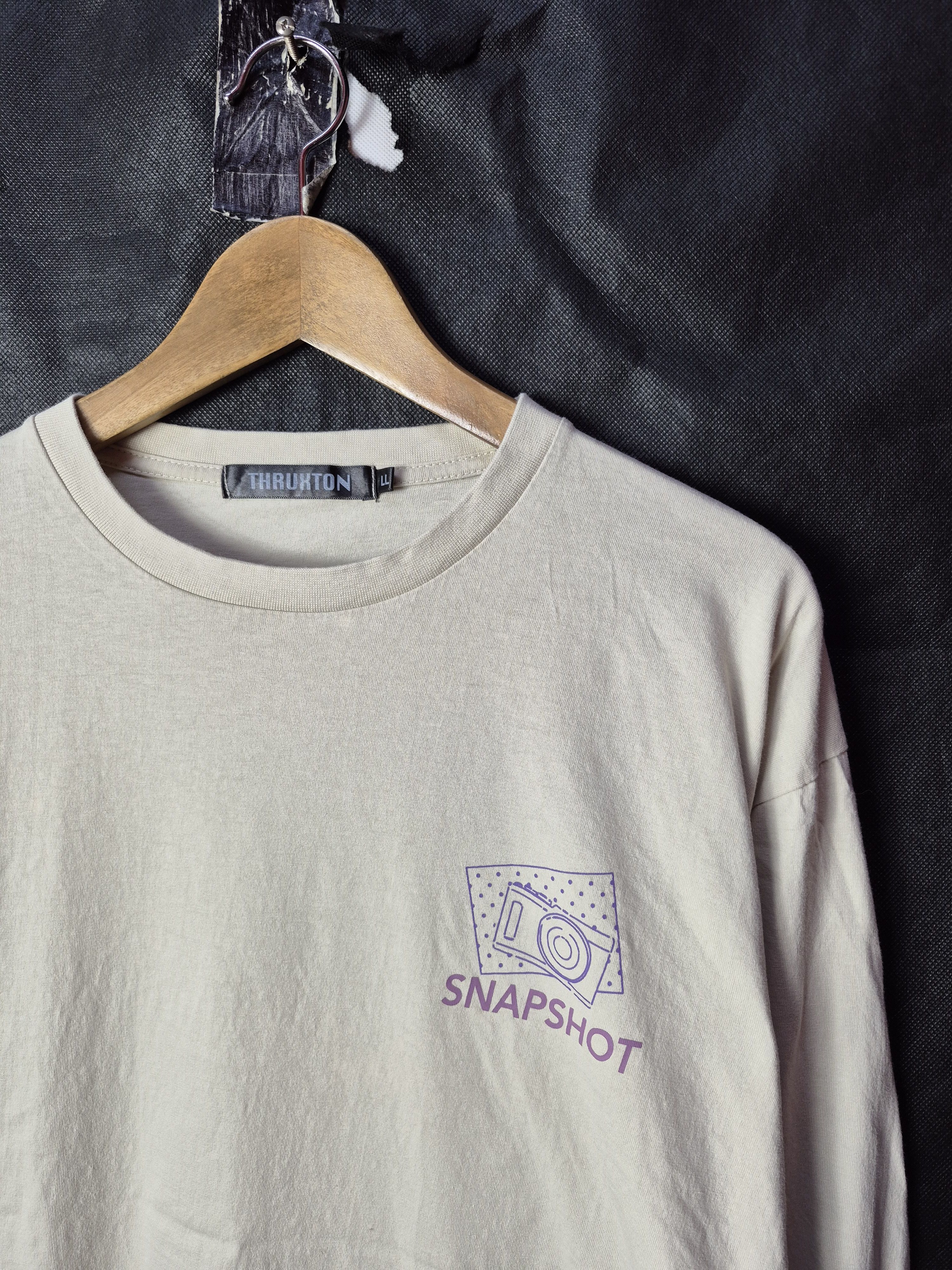 Anime × Japanese Brand 🔥 Thruxton Anime Snapshot Cartoon Longsleeves Tee Size US L / EU 52-54 / 3 - 4 Thumbnail
