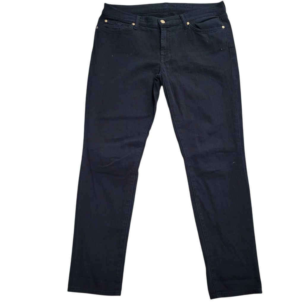 7 For All Mankind 7 For All Mankind Slim Cigarette Jeans 32 Women's Inseam 30" Size 32" / US 10 / IT 46 - 2 Thumbnail
