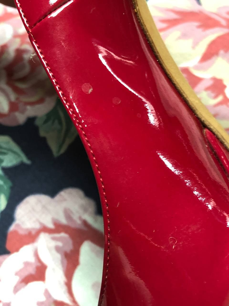 Christian Dior Monsieur Christian Dior Patent Leather Platform Heels Peep Toe Size US 7 / IT 37 - 14 Thumbnail