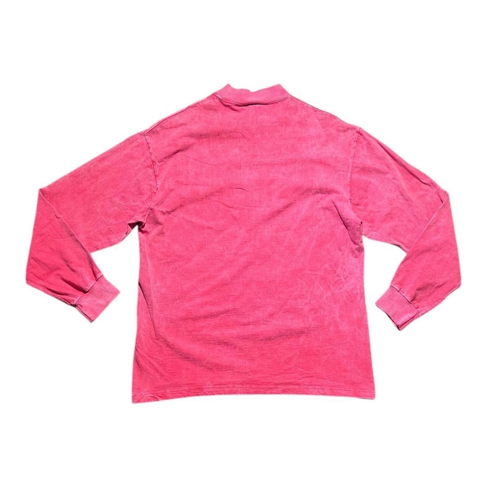 Designer Vintage 90s Santa Fe Ski Embroidered Longsleeve Red T-shirt Size US XL / EU 56 / 4 - 2 Thumbnail