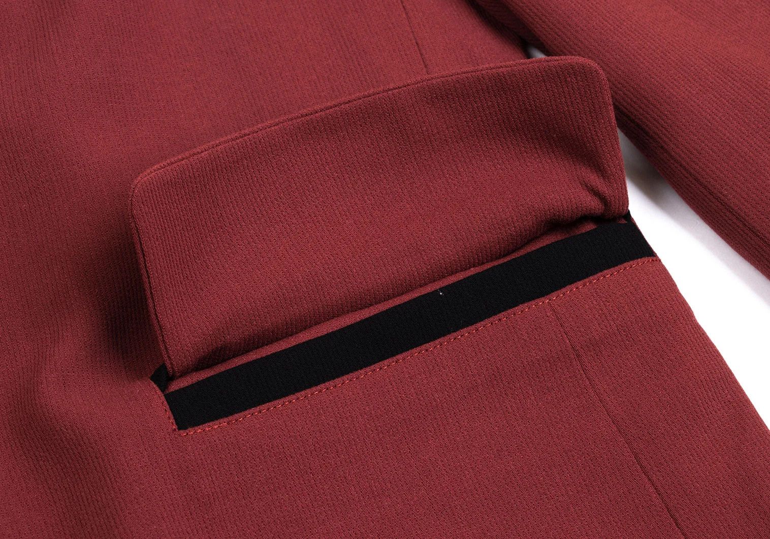 Jean Paul Gaultier Wool Mao Collar Jacket in Bordeaux Size 48 Size US M / EU 48-50 / 2 - 10 Thumbnail