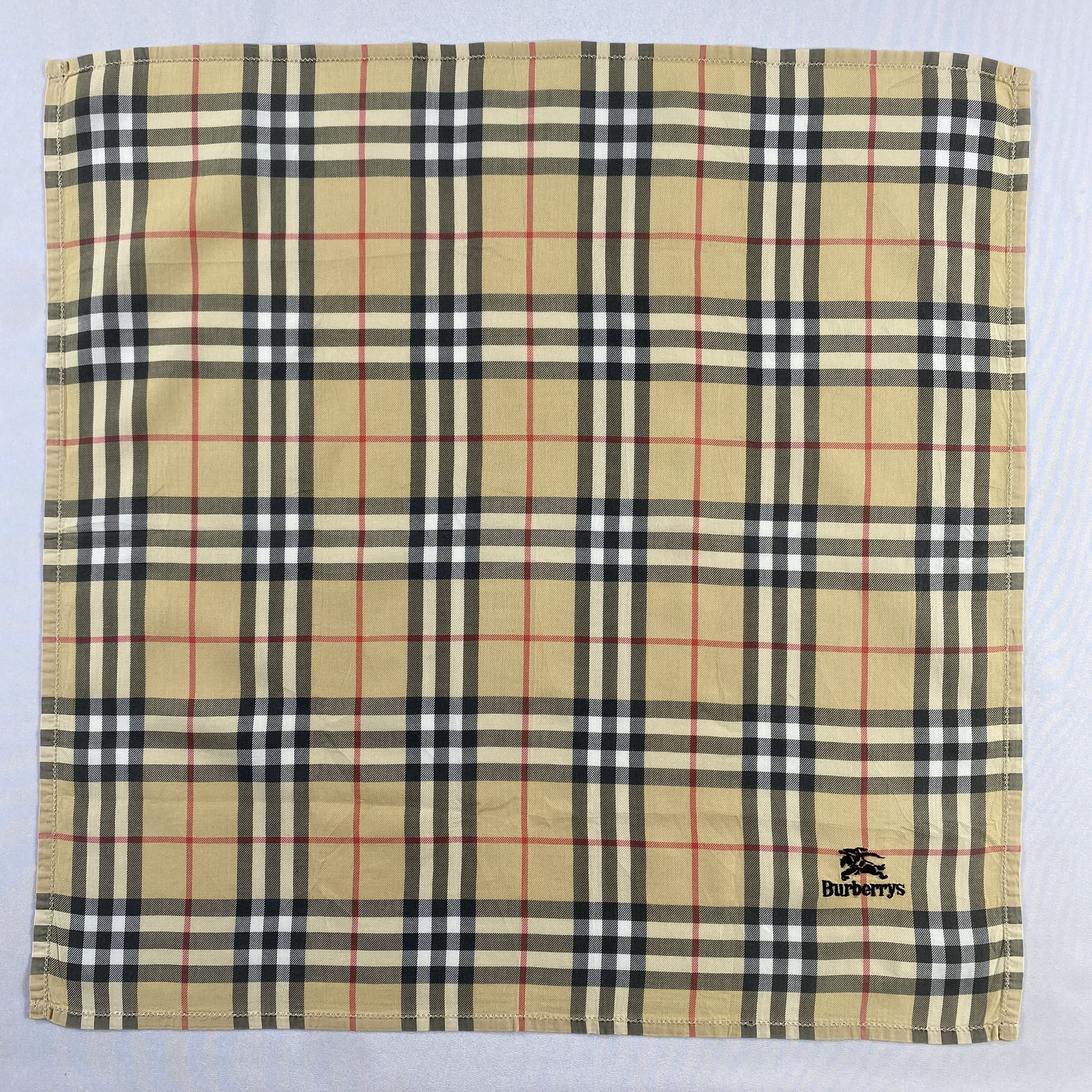 Burberry × Vintage Burberry Handkerchief / Neckerchief / Bandana-P1241 Size ONE SIZE - 1 Thumbnail