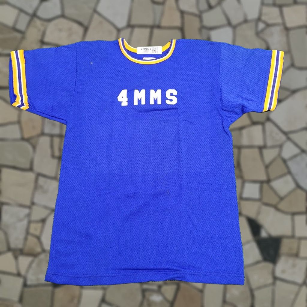 Vintage VINTAGE Felco Nylon Ringer Jersey Shirt S/M New-York S/M Blue Crew Neck 60s Logo Graphic Print Mens Those words Size US M / EU 48-50 / 2 - 1 Thumbnail