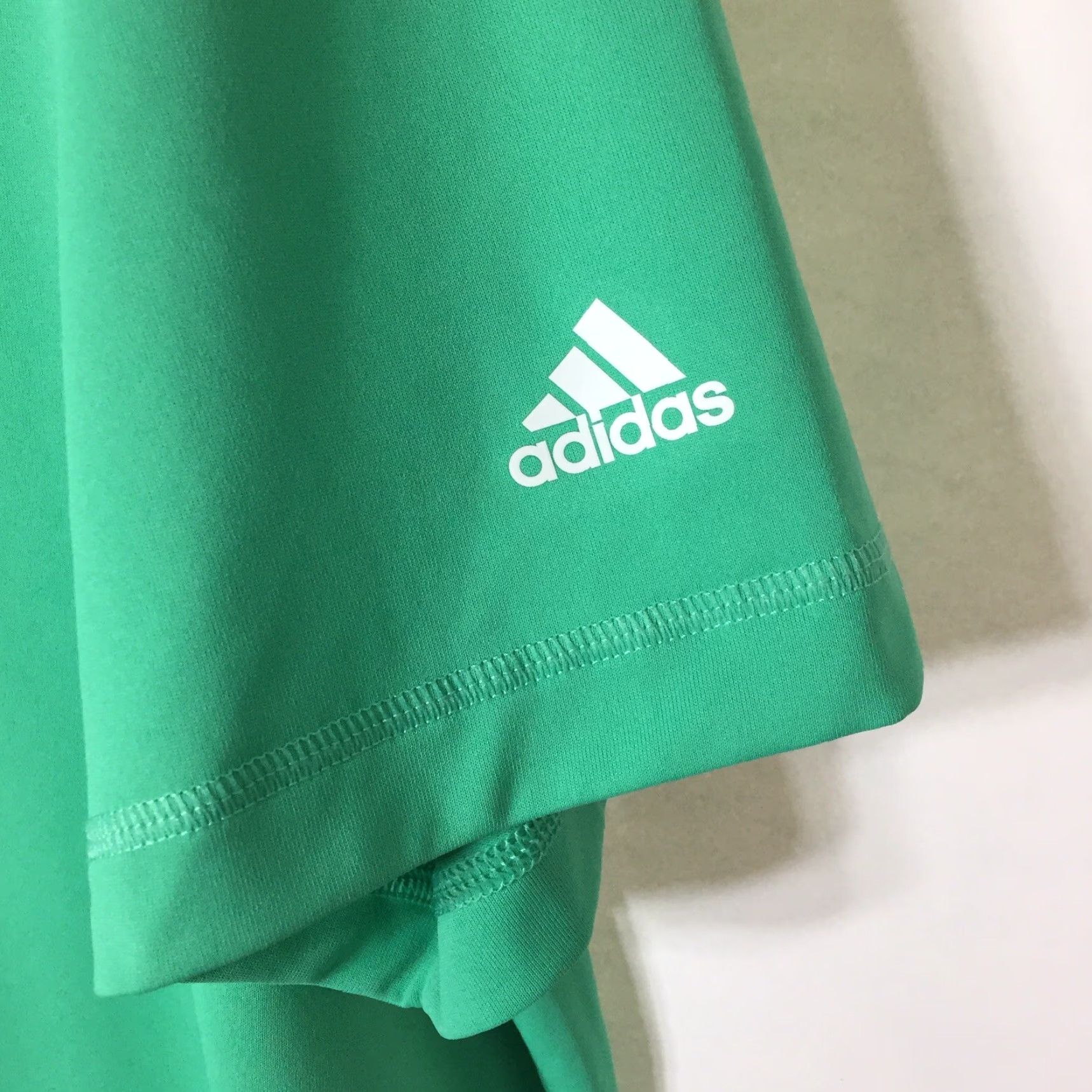 Adidas Adidas Polo Shirt Mens XL Green Short Sleeve Puremotion Polo Shirt Size US XL / EU 56 / 4 - 4 Thumbnail