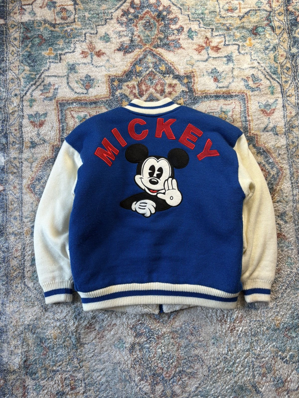 Mickey Mouse Vintage Mickey Mouse Sherpa Lined Zip-up Sweater Jacket Size US L / EU 52-54 / 3 - 2 Thumbnail