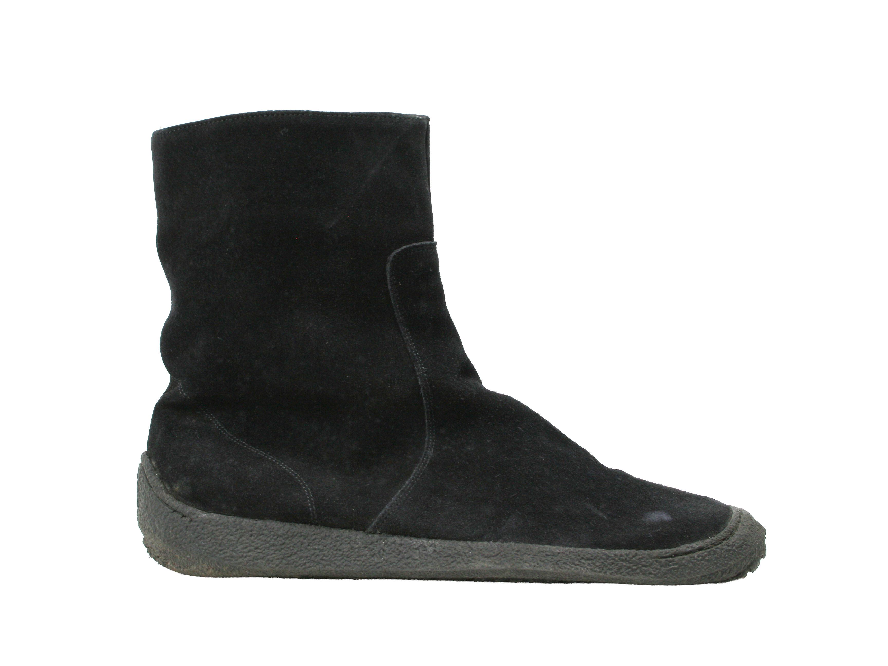 Bruno Magli Biker Suede Flat Ankle Boots Size US 9.5 / EU 42-43 - 2 Thumbnail