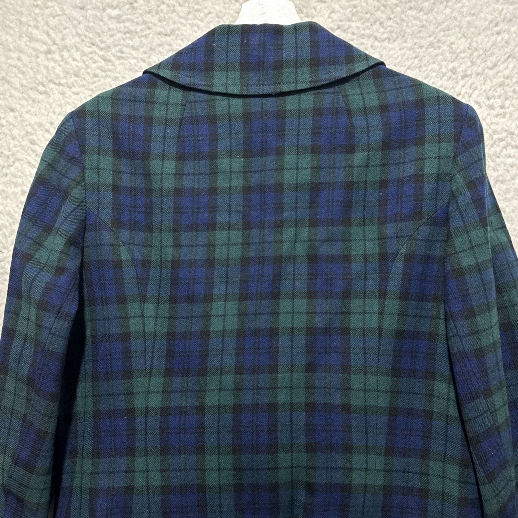 Pendleton VINTAGE Pendleton Blazer Jacket Women Size 18 Virgin Wool Green Tartan Plaid Blazer Women Plus 18 Wool Pattern Plaid Jacket Mens? Size XXL / US 16-18 / IT 52-54 - 7 Thumbnail