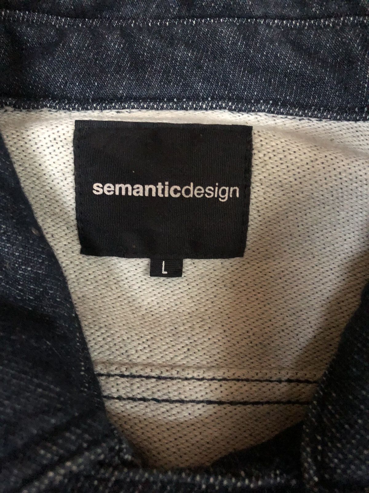 semanticdesign Semantic Design Indigo Double Breast Jacket Size US M / EU 48-50 / 2 - 3 Thumbnail