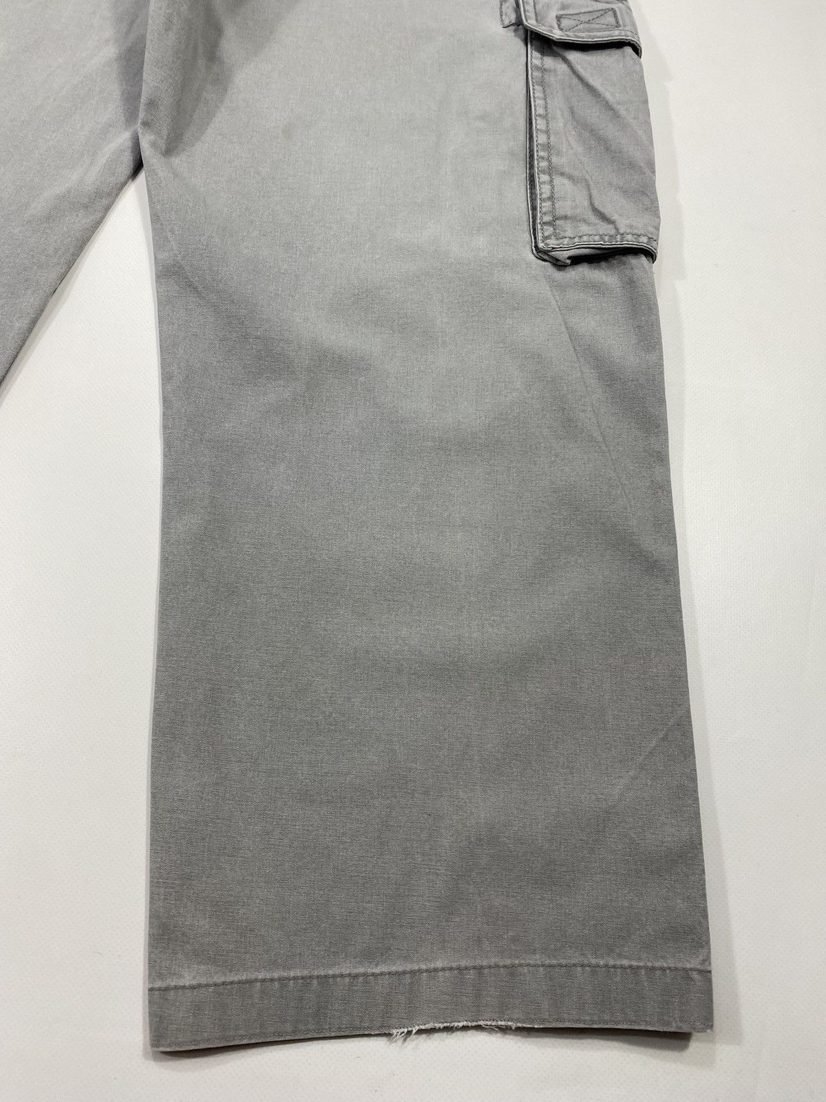 Vintage Vintage 90s Cargo Stonewashed Grey Work Low Rise Pants Size US 38 / EU 54 - 12 Thumbnail