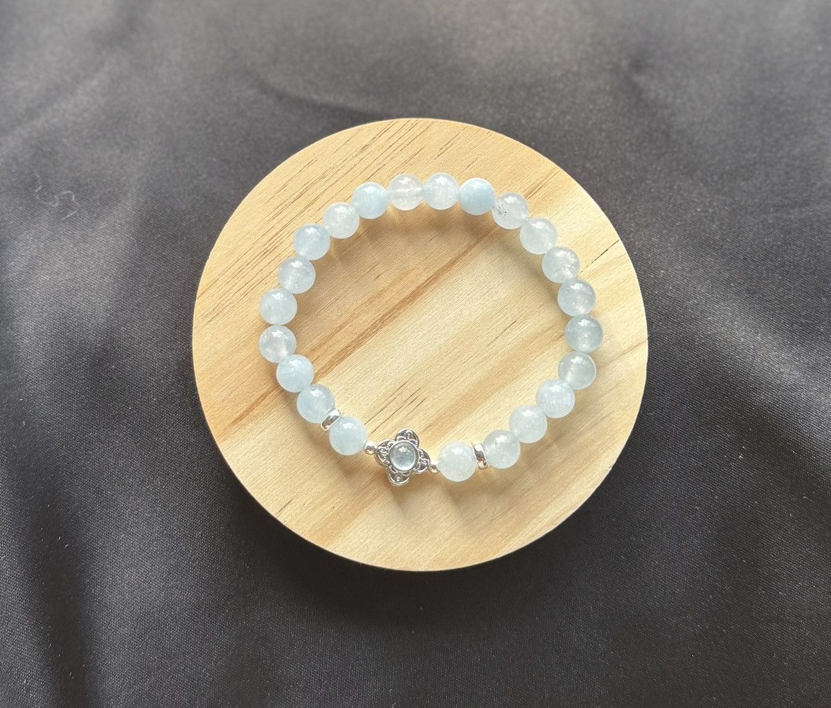 Handmade Aquamarine Bracelet Size ONE SIZE - 1 Thumbnail