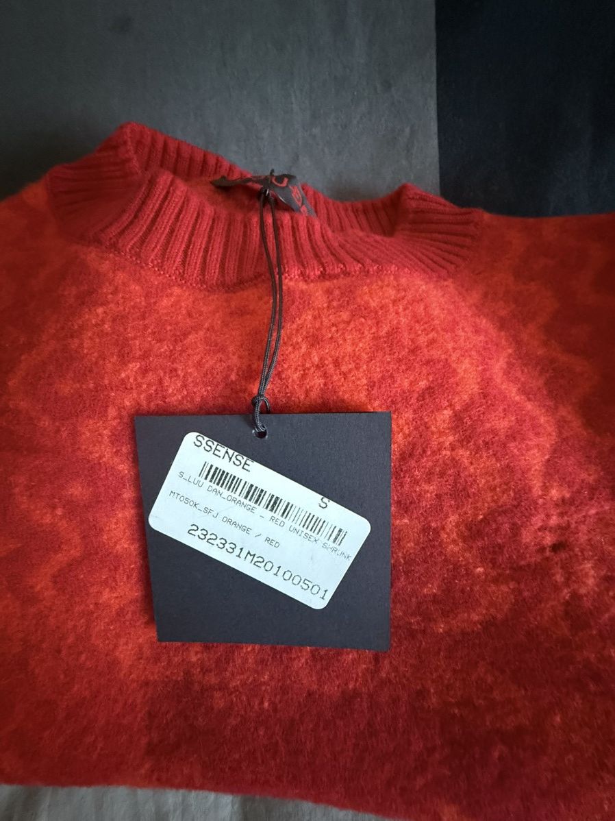 LUU DAN LU'U DAN Orange & Red Shrunk Sweater Size US S / EU 44-46 / 1 - 7 Thumbnail