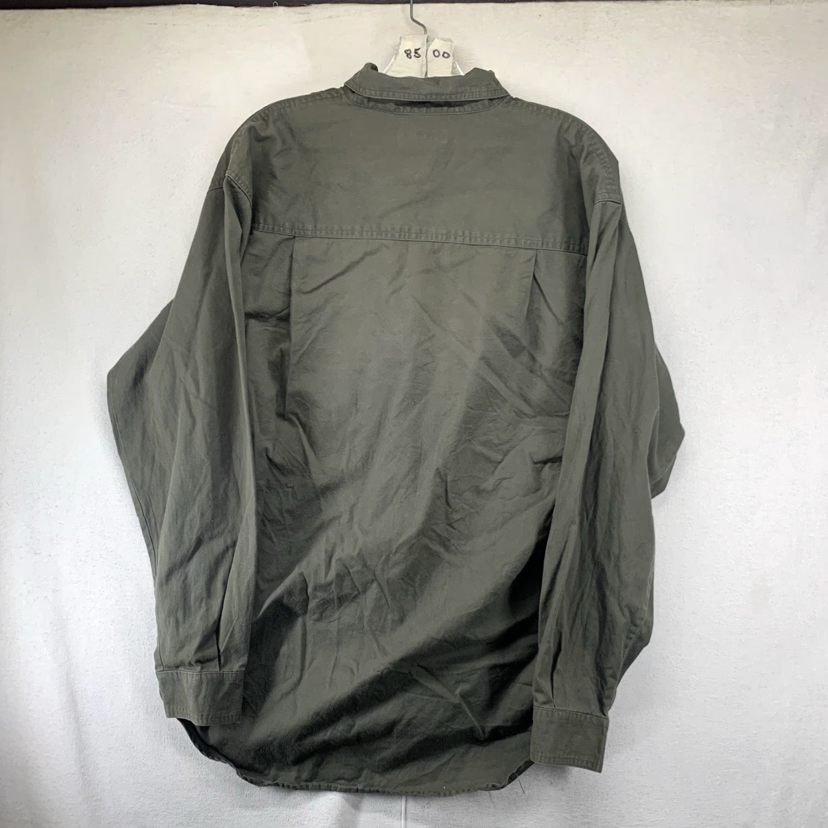 Bugle Boy VINTAGE Bugle Boy Men 90s Long Sleeve Cotton Shirt Adult Medium Olive Green Casual Size US M / EU 48-50 / 2 - 3 Thumbnail