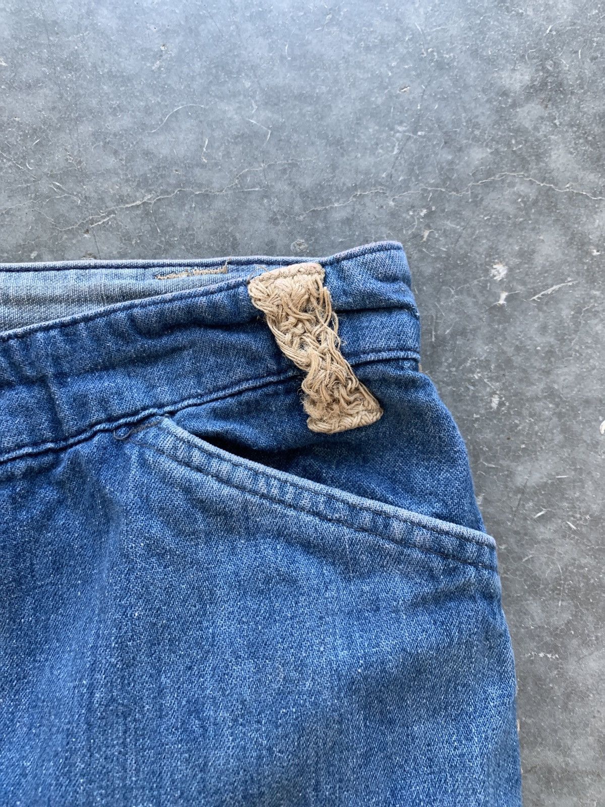 Vintage Crazy Vintage 70s Flared Jeans Hippie Style Size US 30 / EU 46 - 4 Thumbnail
