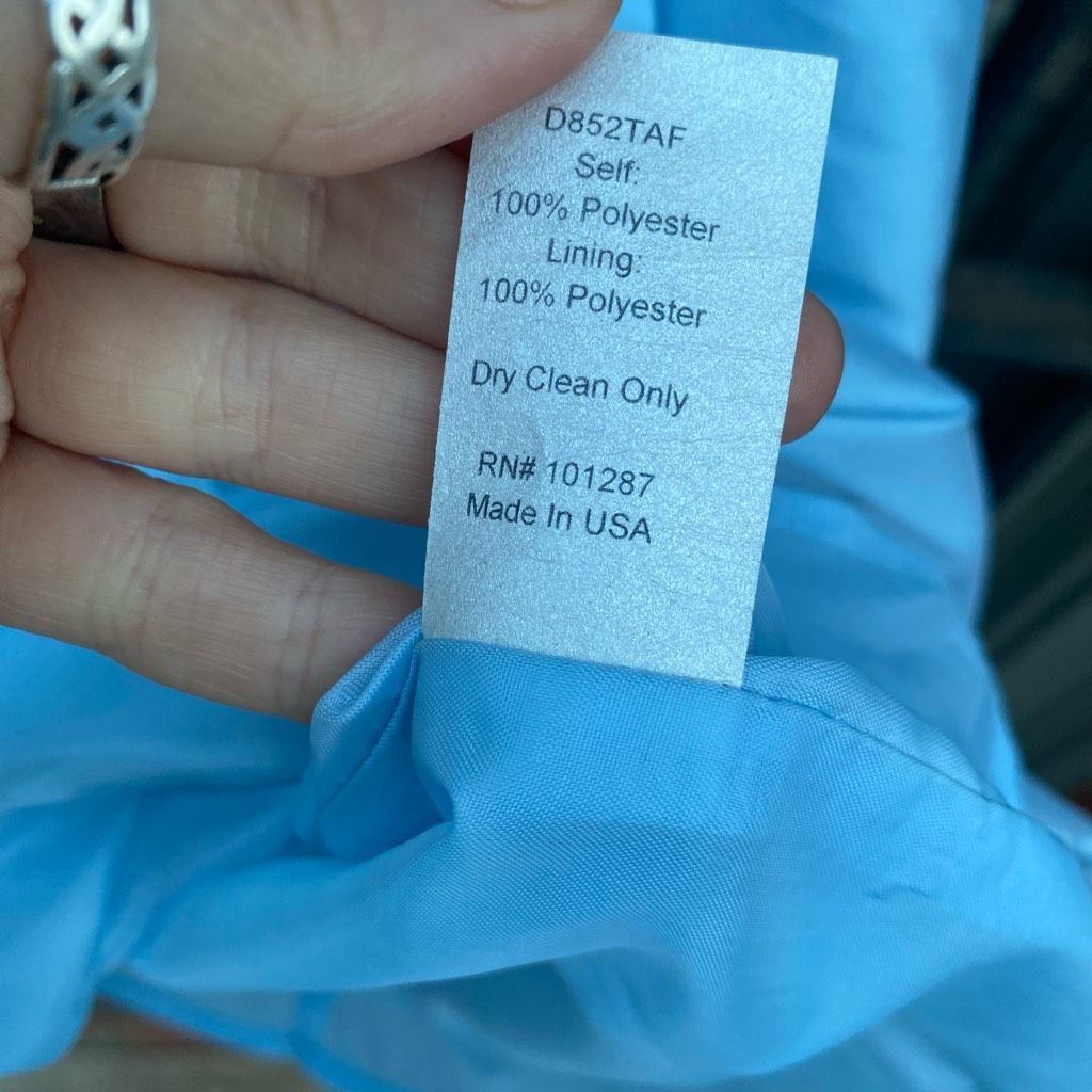 ALEXIS Alexia Admor New York Blue Strapless Bow Back Dress, Size Sm Size S / US 4 / IT 40 - 4 Thumbnail