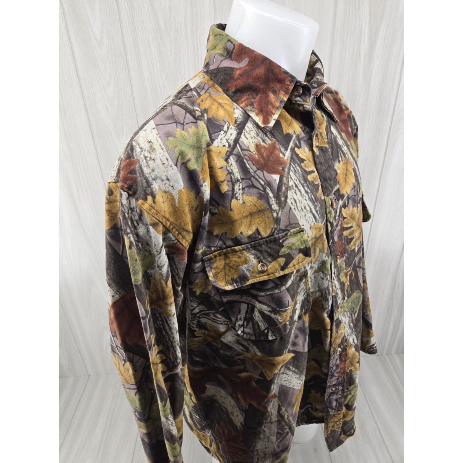 Vintage VINTAGE Master Sportsman Shirt Mens 2XL Camouflage Denim Button-Up Long Sleeve Outdoor Gear Casual Size US XXL / EU 58 / 5 - 7 Thumbnail