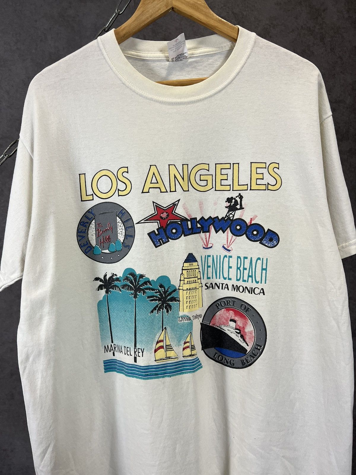 Vintage Los Angeles vintage tee Size US L / EU 52-54 / 3 - 3 Thumbnail